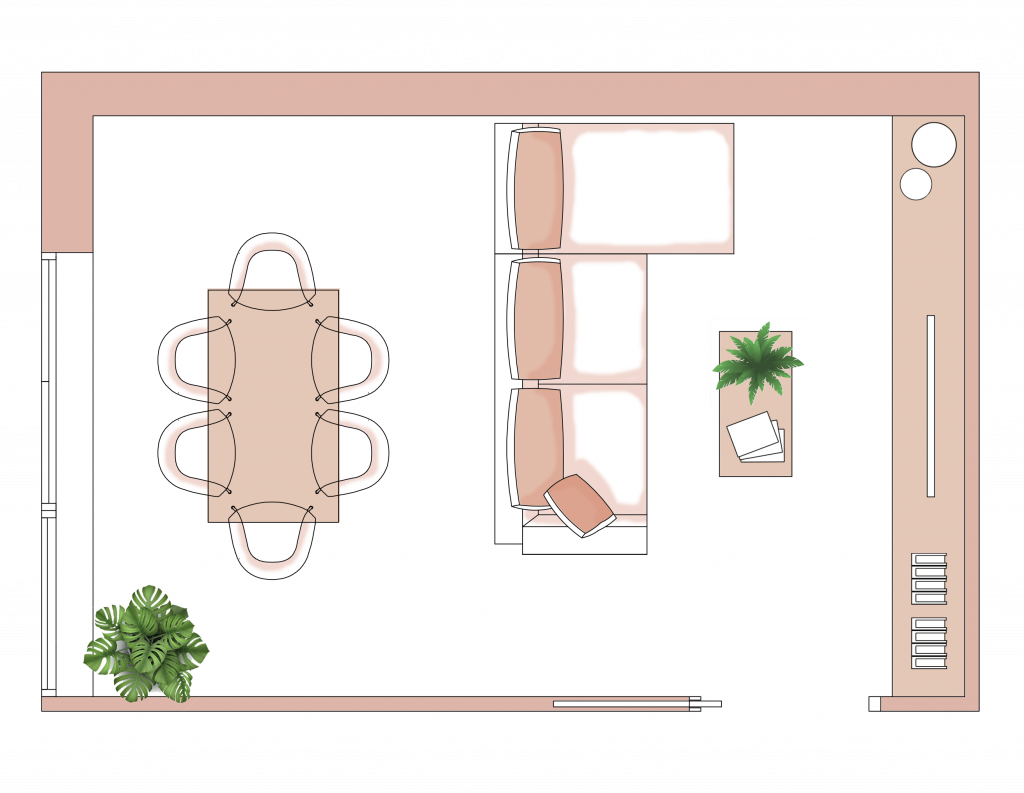 como-distribuir-un-salon-comedor-rectangular