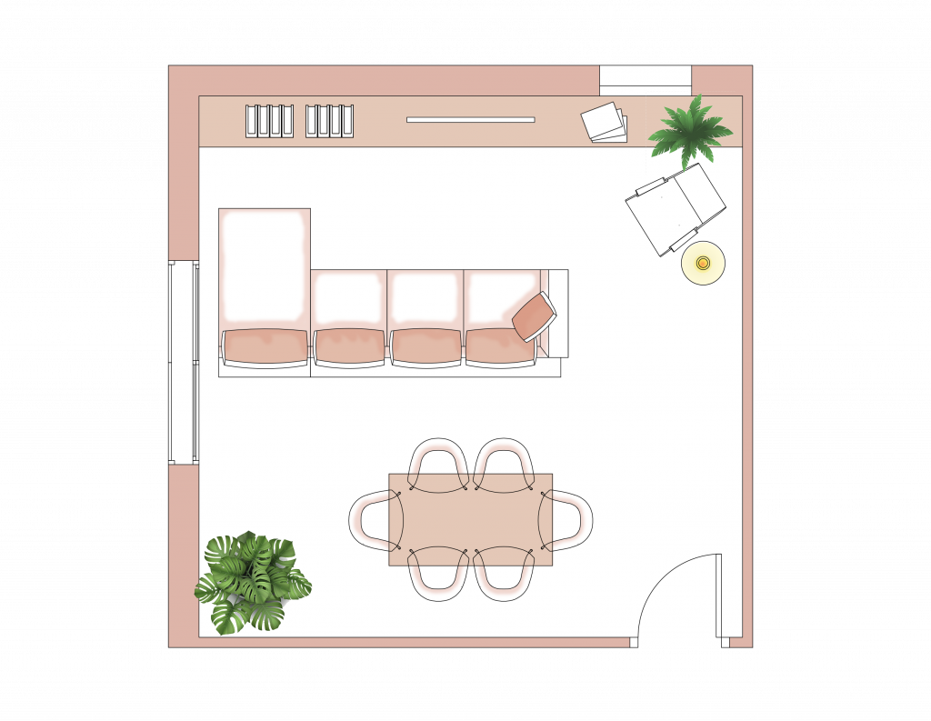 distribuir-un-salon-comedor-cuadrado