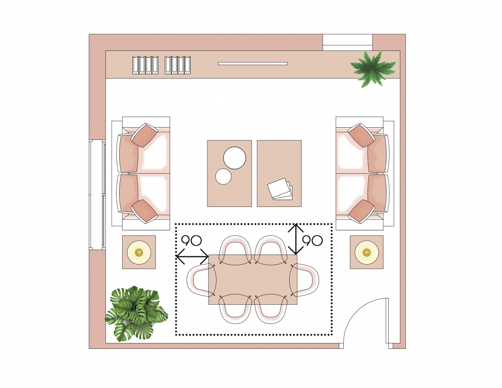 dimensiones-minimas-para-un-salon-comedor