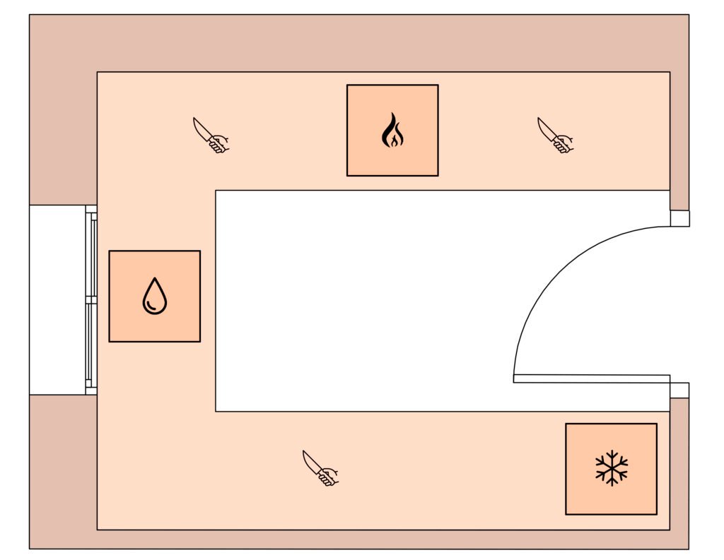como-distribuir-una-cocina-cuadrada-en-u