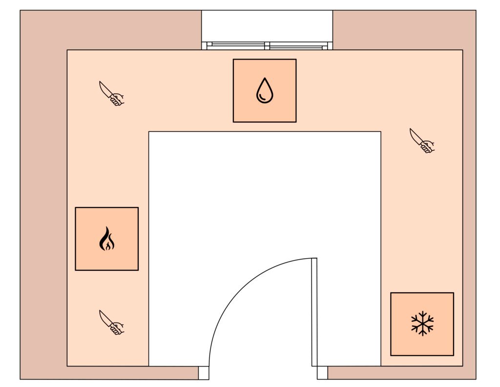 como-distribuir-una-cocina-cuadrada-en-u