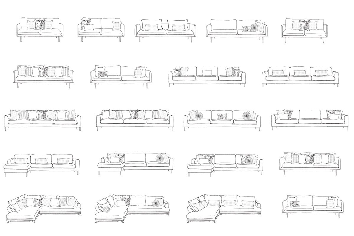 Cómo colocar los cojines y decorar el sofá | Blog de Decoración de ...