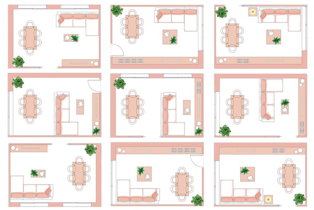 como-amueblar-y-distribuir-un-salon-comedor-rectangular-estrecho-alargado
