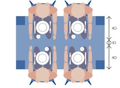 cual-es-el-ancho-ideal-de-una-mesa-de-comedor