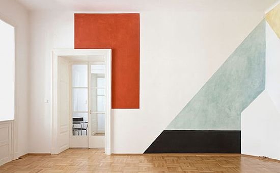 como-decorar-paredes-con-pintura-con-formas-geometricas