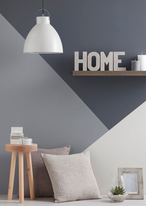 como-decorar-paredes-con-pintura-con-formas-geometricas